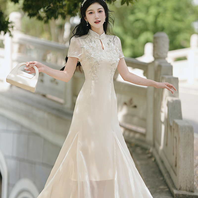 1745220741322_131580.jpg New Chinese Style Embroidered Beaded Qipao Dress for Young Women - Style 3d8a8f