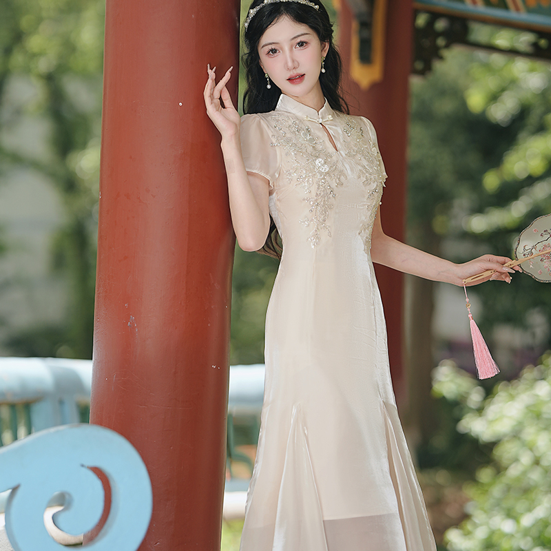 1745220762484_837358.jpg New Chinese Style Embroidered Beaded Qipao Dress for Young Women - Style 3d8a8f