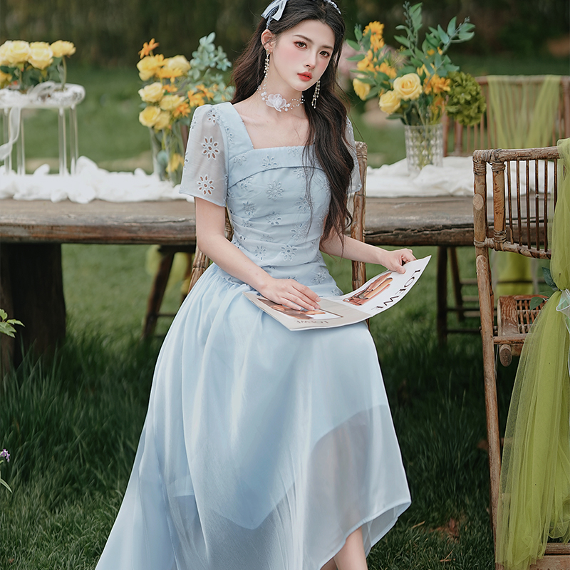 1745222113326_504797.jpg French Style 3D Embroidered Cutout Dress