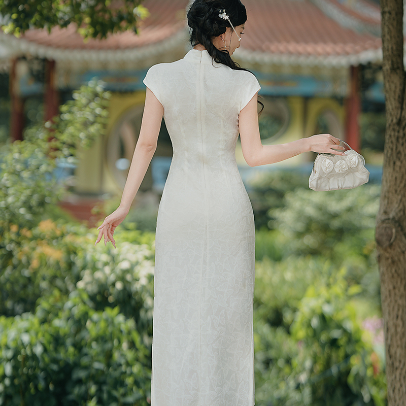 1745226367375_240863.jpg New Chinese Style Butterfly Jacquard Knit Dress