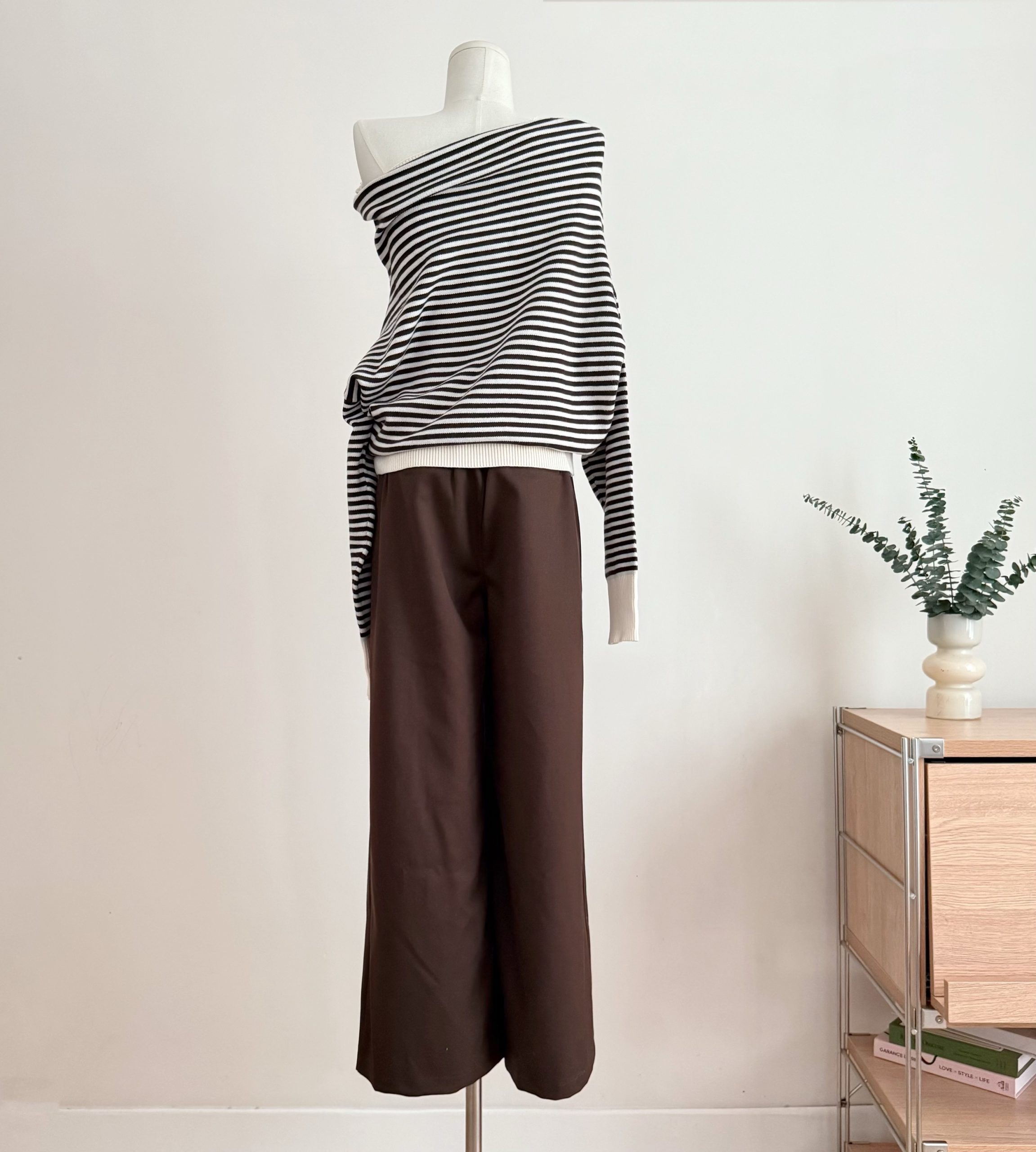 1758017673004_bp63NE.jpeg Striped Off-Shoulder Knit Sweater for Women Korean Style Casual