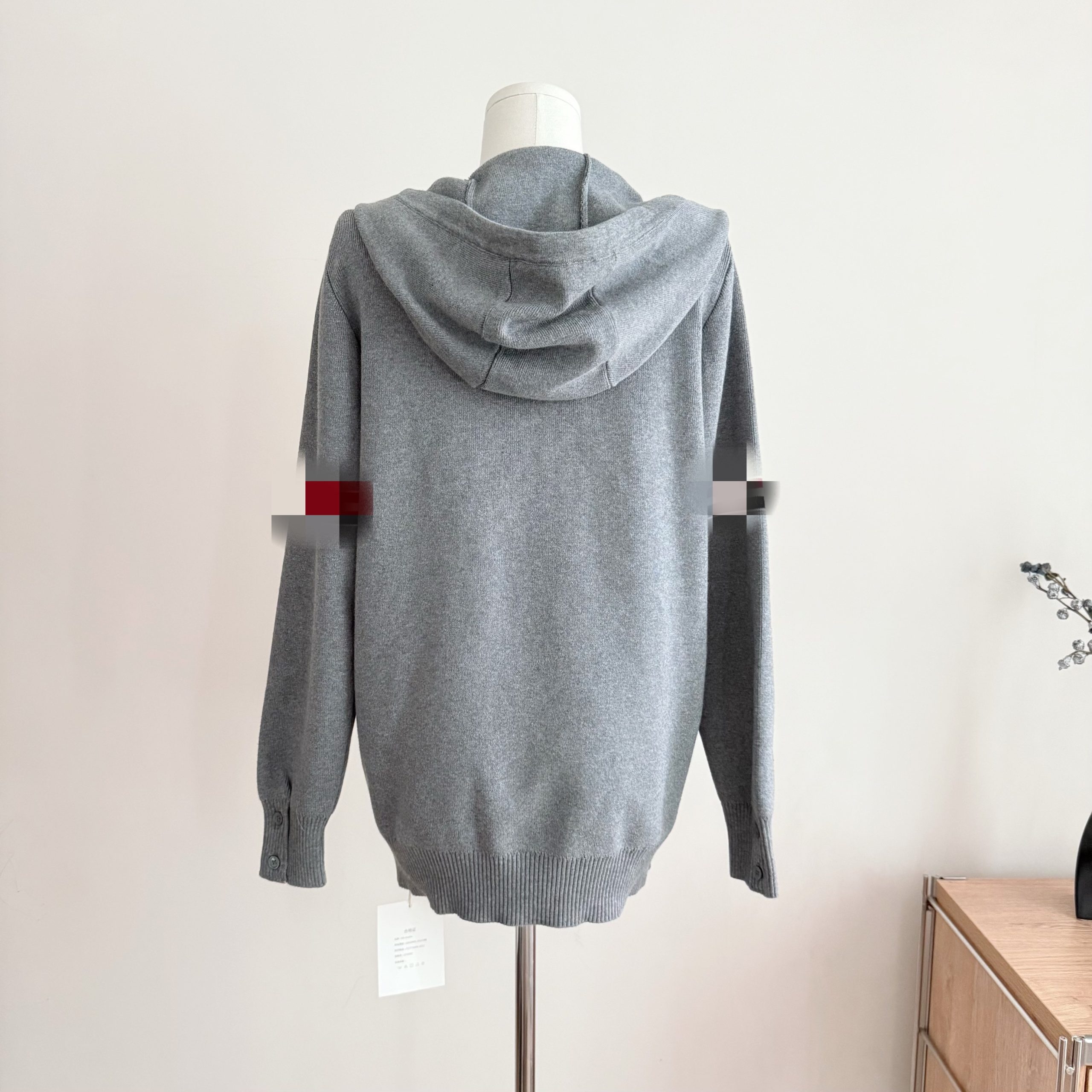 1760443636363_EWBtnG.jpeg Sydney Academy Striped Hooded Knit Cardigan Women's Casual Loose Fit