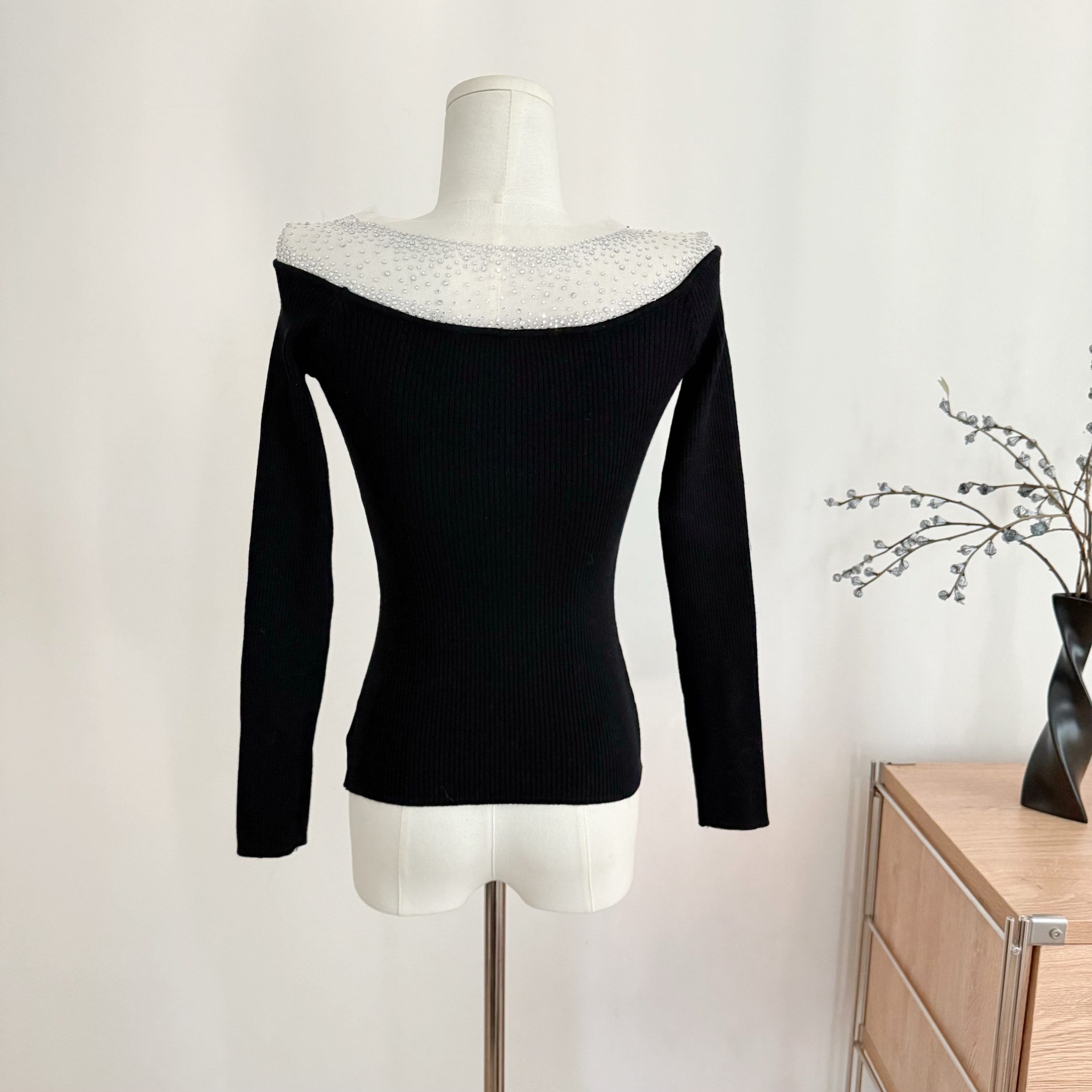 1764403836020_qKmezG.jpeg Aurora Dream Embellished Knit Top with Wool for Women