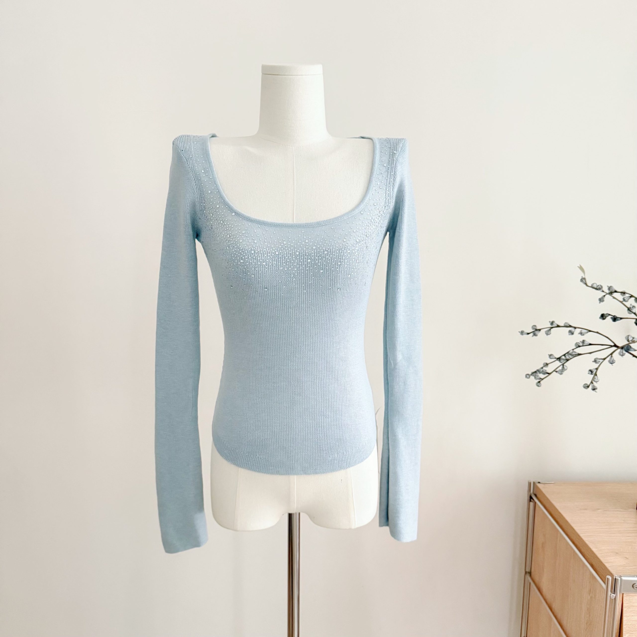1765701155030_gsMoWI.jpeg JustQin Star Diamond Elegant Knit 2025 Winter Sexy Slim Fit Rhinestone Knit Base Layer Women's Sweater