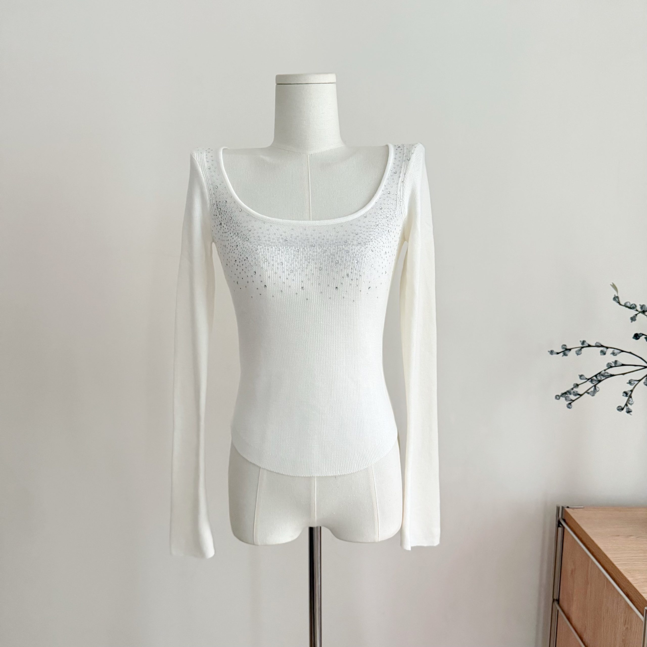 1765701155033_pfwEnQ.jpeg JustQin Star Diamond Elegant Knit 2025 Winter Sexy Slim Fit Rhinestone Knit Base Layer Women's Sweater
