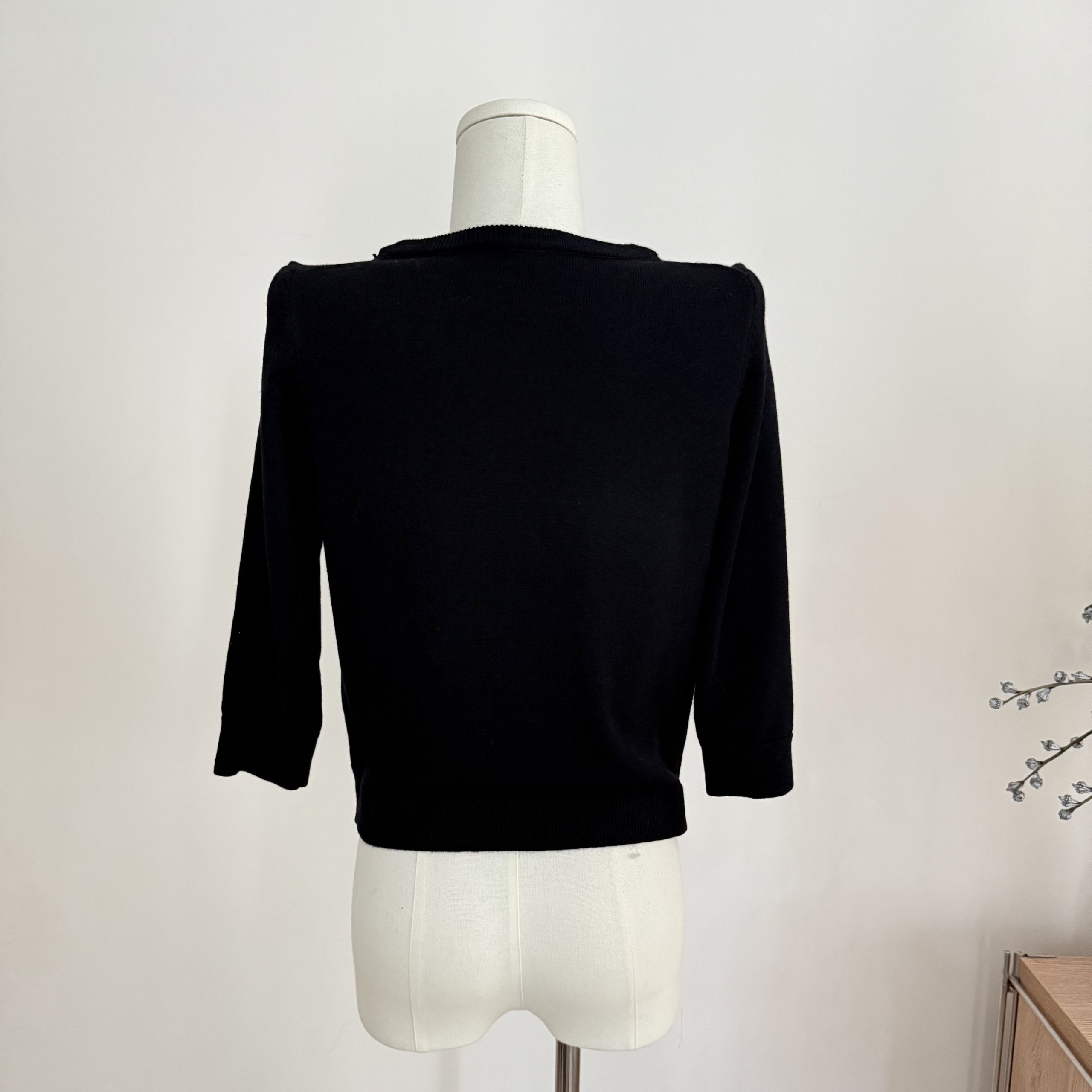 1767508707133_wXZv72.jpeg Women's Color Block Bow Knit Cardigan Top