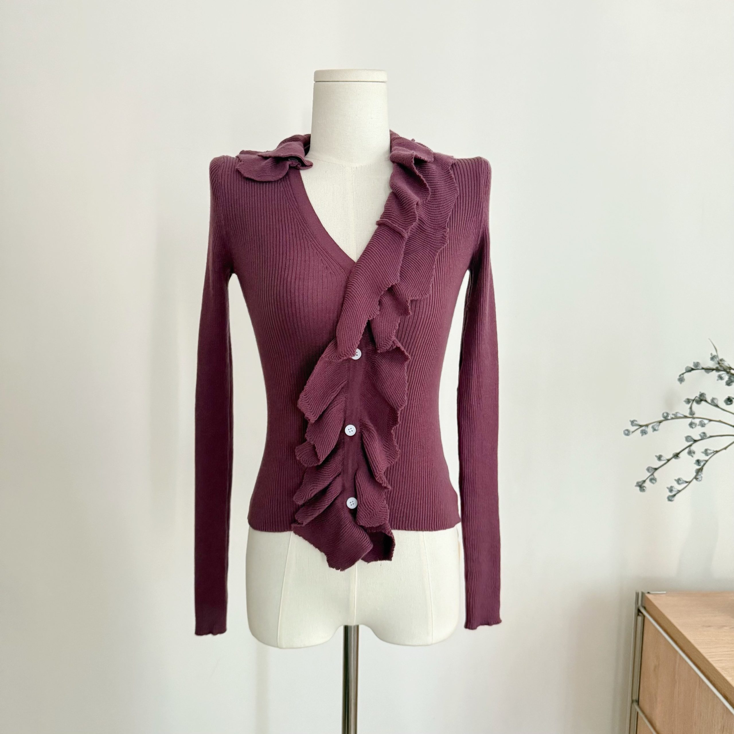 1767944834276_lTnkkF.jpeg Sweet Lace Trim Detachable Knit Cardigan Thin Long Sleeve Women